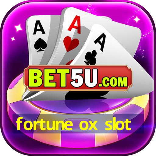 fortune ox slot