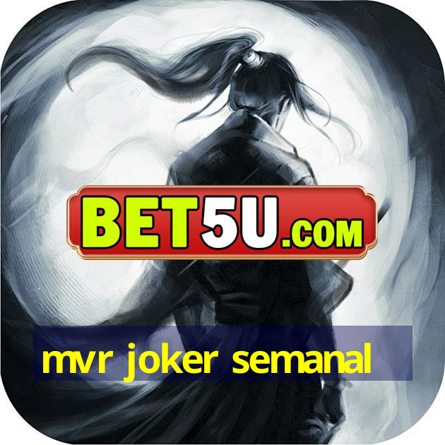 mvr joker semanal