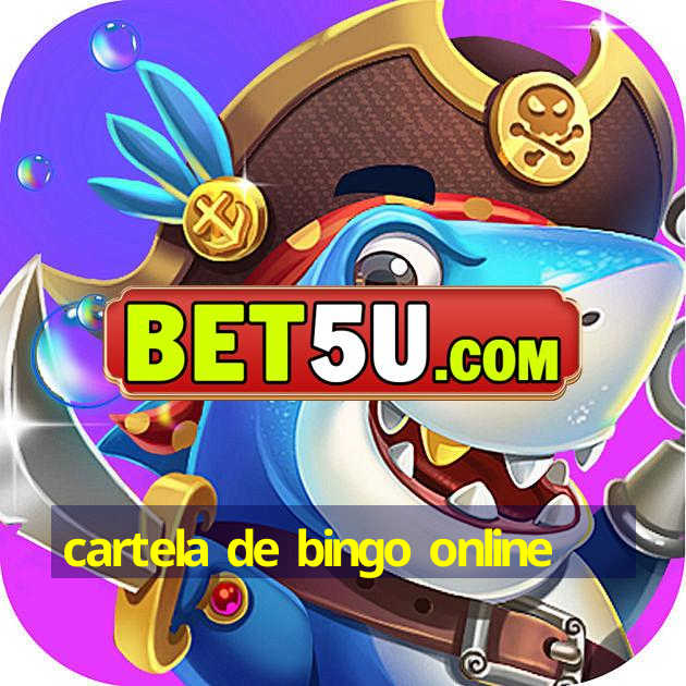 cartela de bingo online